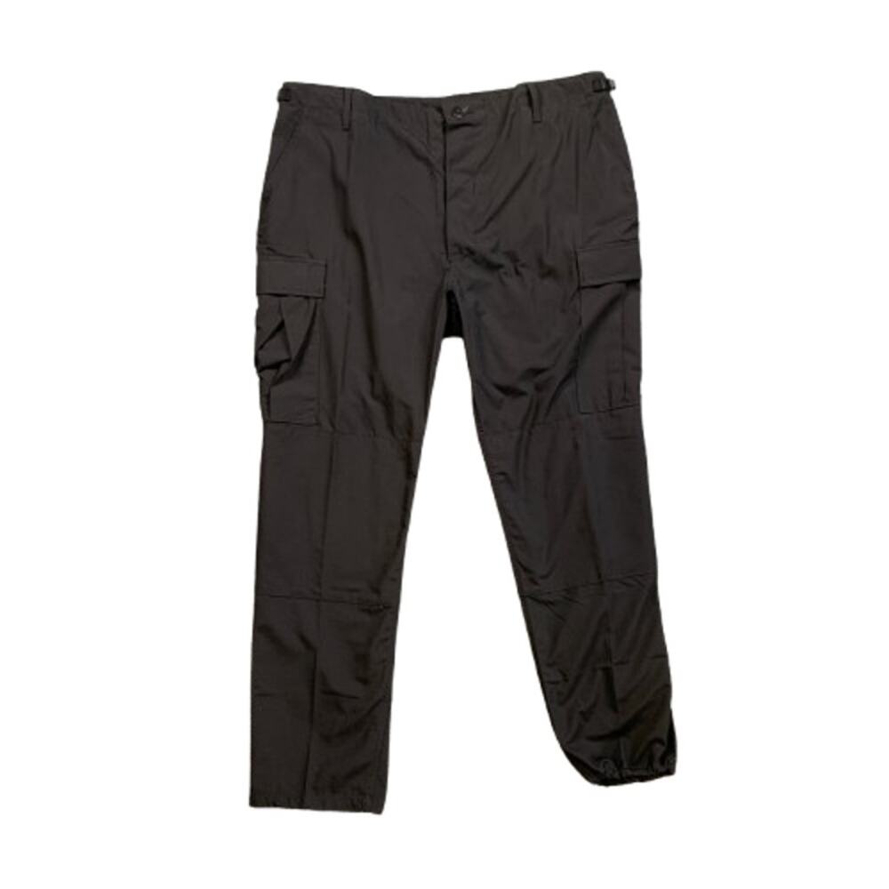 Propper Pants Mens XL Black BDU Trousers Ripstop Cargo Pockets Adjustable Waist